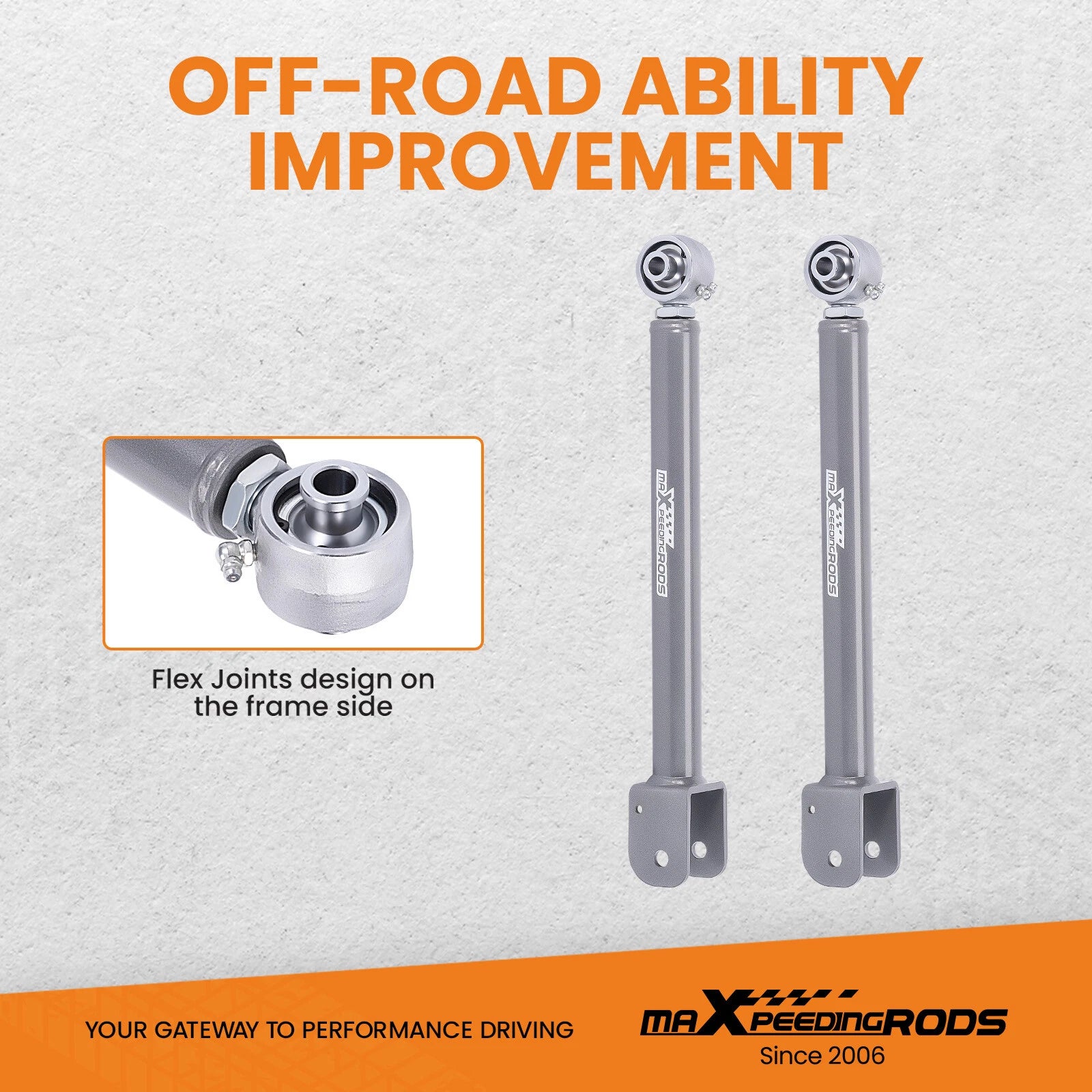 Adjustable Front Upper Control Arm for Jeep Wrangler JK Unlimited (2007–2010)