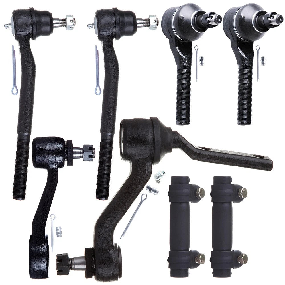 Set of 8 Front Tie Rods for Chevrolet Blazer S10 (1998–2004)