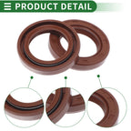 Set of 5 Oil Seal Rotary Shaft Seal FKM Rubber 23x35x6mm