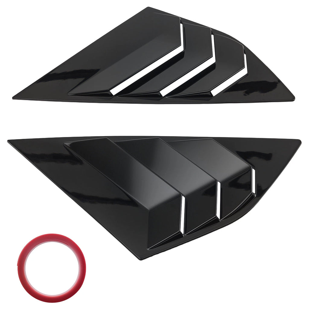 Black ABS Louvers for Ford Focus MK3 Hatchback (2012–2018)
