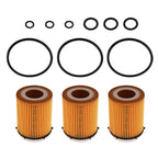 Set of 3 Oil Filters for Mercedes-Benz GLC300 GLC300e GLC350e GLE350 (2016–2023)