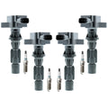 Set of 4 Ignition Coils & Iridium Spark Plugs for Mazda 3 6 CX-7 (2004–2013)
