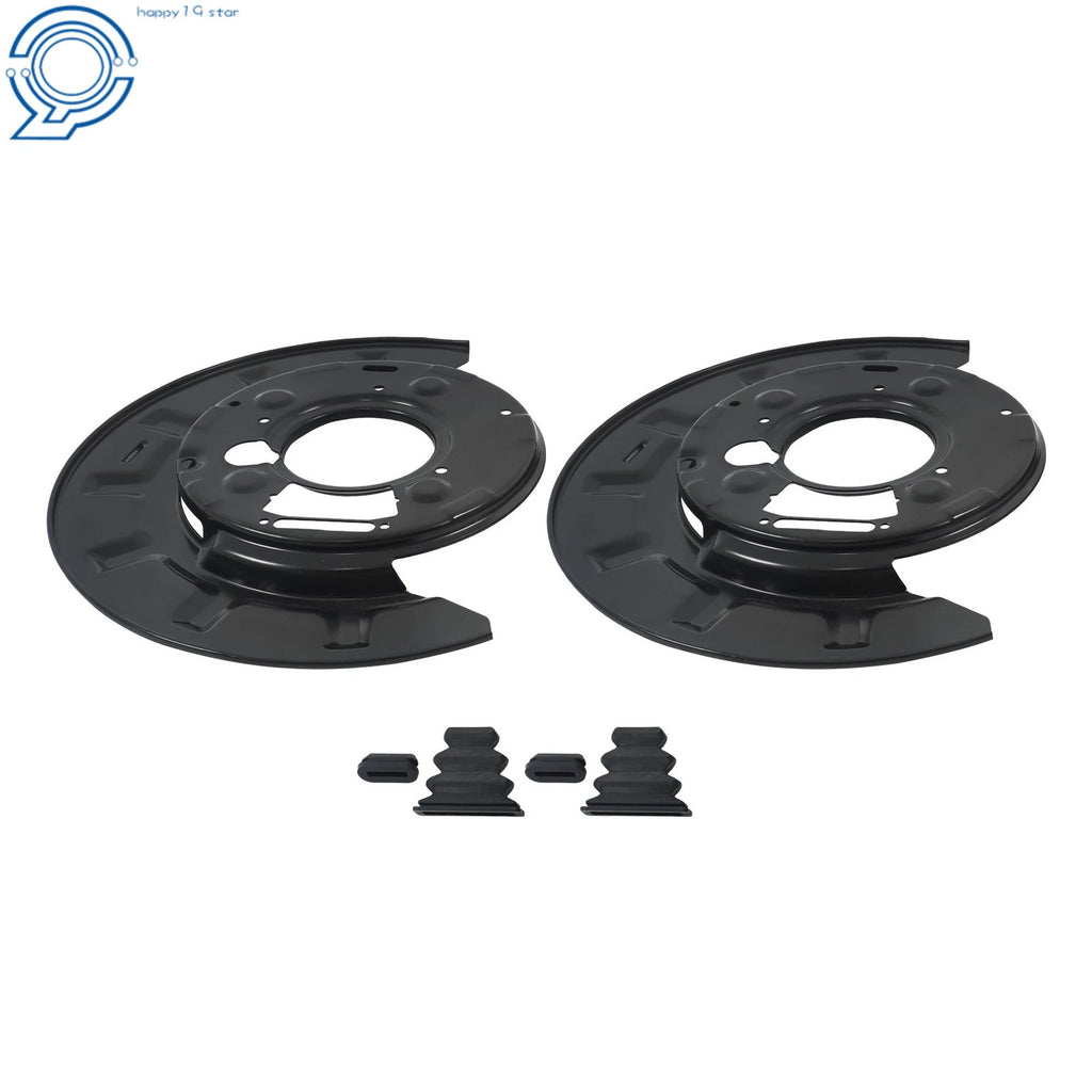 2X Rear Side Brake Dust Shield for Chevy Silverado 2500 HD GMC Sierra 3500 HD