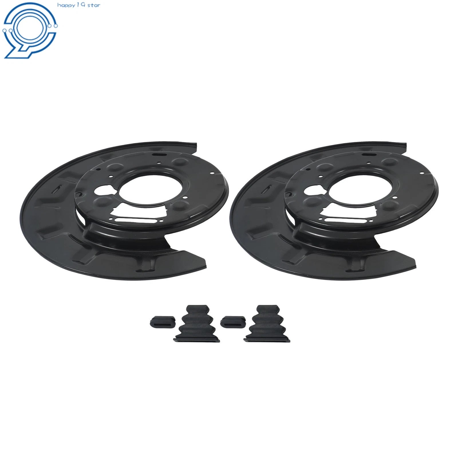 2X Rear Side Brake Dust Shield for Chevy Silverado 2500 HD GMC Sierra 3500 HD