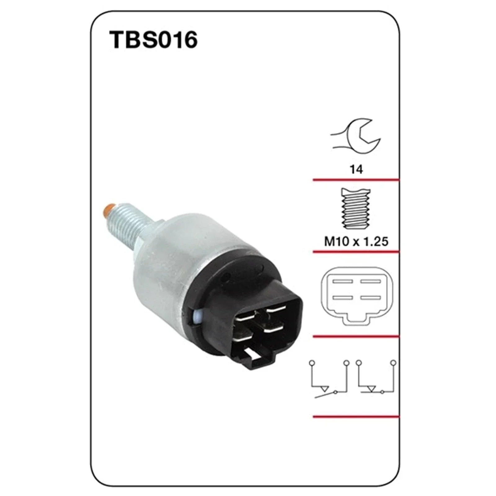 Brake Stop Light Switch for Honda Prelude (1988-1996)