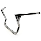 Chrome 12" Rise Monkey Ape King Bars Handlebar for Harley Touring (1986–Present)