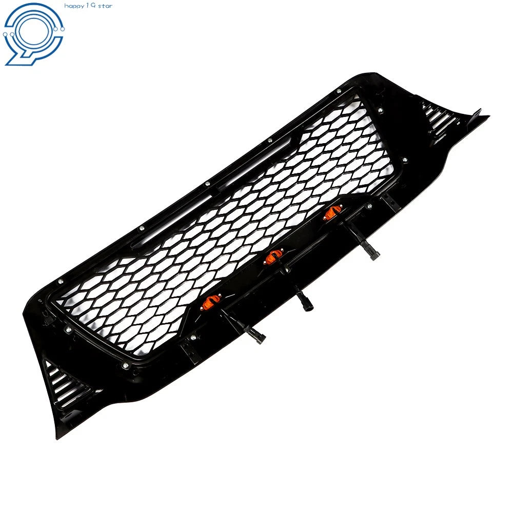 3 LED Lights for Toyota Tacoma (2005–2011) Front Bumper Grille Black
