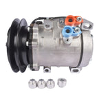 AC Air Conditioning Compressor for Komatsu PC360-7 PC450 PC300-8 (R134a)