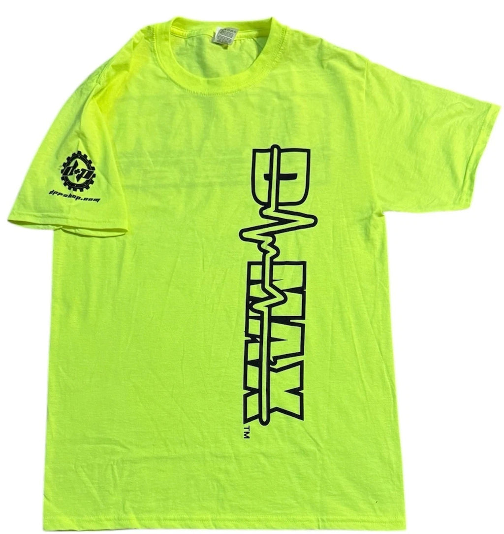 DMAX Diesel T-Shirt for DMAX (2010–2023) - Neon Yellow, Short Sleeve, Large