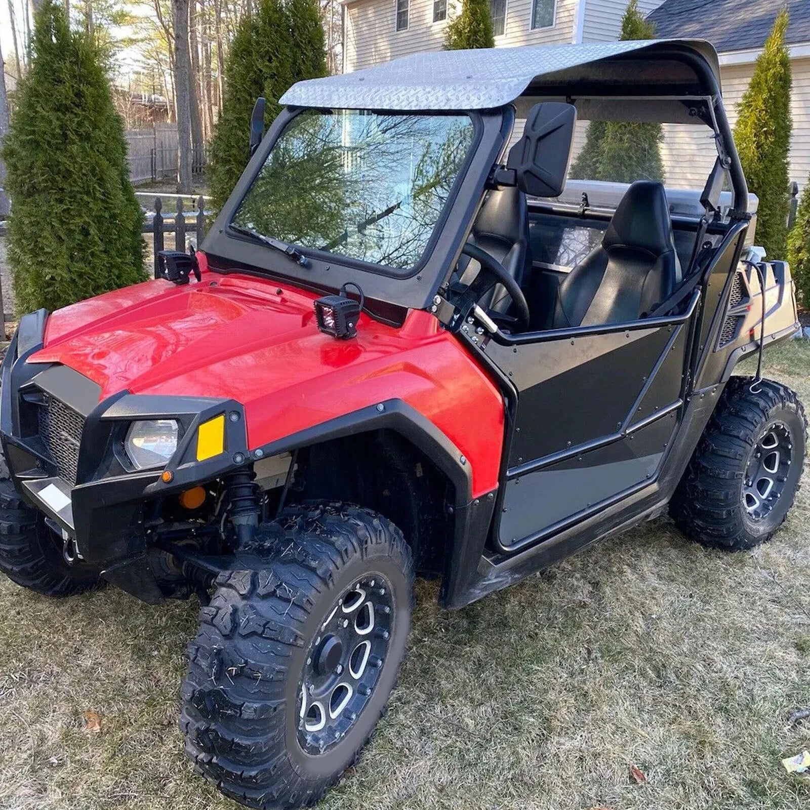 Full Glass Windshield with Wiper for Polaris RZR 570 800 XP 900 (2008–2014)
