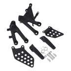 Set of 2 Rider Driver Footpegs Footrest Bracket for Honda CBR1000RR (2004–2007)