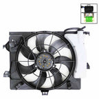 Front Radiator Fan for Hyundai Accent, Veloster (2010–2017)