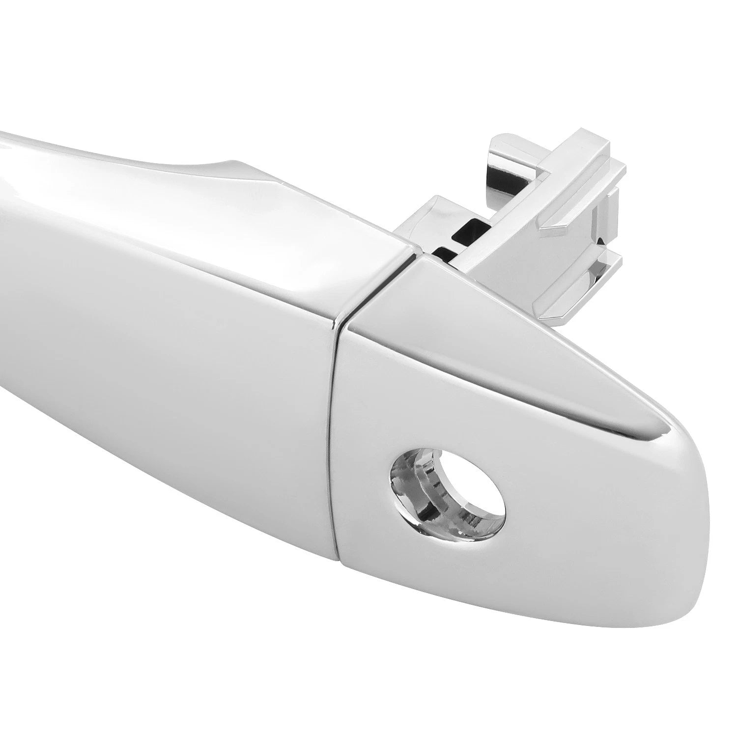 Front Left Exterior Door Handle w/Keyhole Chrome for Altima Pathfinder (2013–2019)