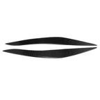 1 Pair Headlight Eyebrow Cover Sticker for BMW F10 (2011–2017) Carbon Fiber