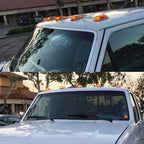 Set of 5 Amber Cab Roof Marker Light Covers for Ford F Super Duty (1973–1997)