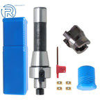 R8 FMB22 Shank Mill Arbor + 4x APMT1604 Inserts + 400R 50MM CNC End Mill