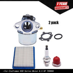 2 Pack Carburetor Kit for Craftsman Lawn Mower (122H00 Series)