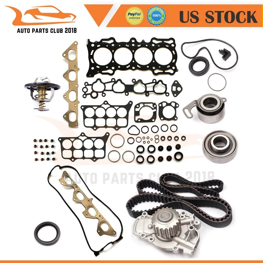 Timing Belt Kit with Water Pump & Thermostat for Honda Prelude 1993–1996