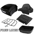 Matte Black Trunk Pad Top Rack Plate for Harley Street Glide (2014–2025)