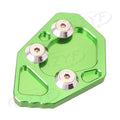 Motorcycle Side Kickstand Pad for BMW K1200S/R K1300S/R (2005-2014) Green