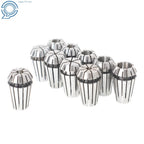 10Pcs ER16 Spring Collet Set for CNC Milling Lathe Engraving Tool (N/A)