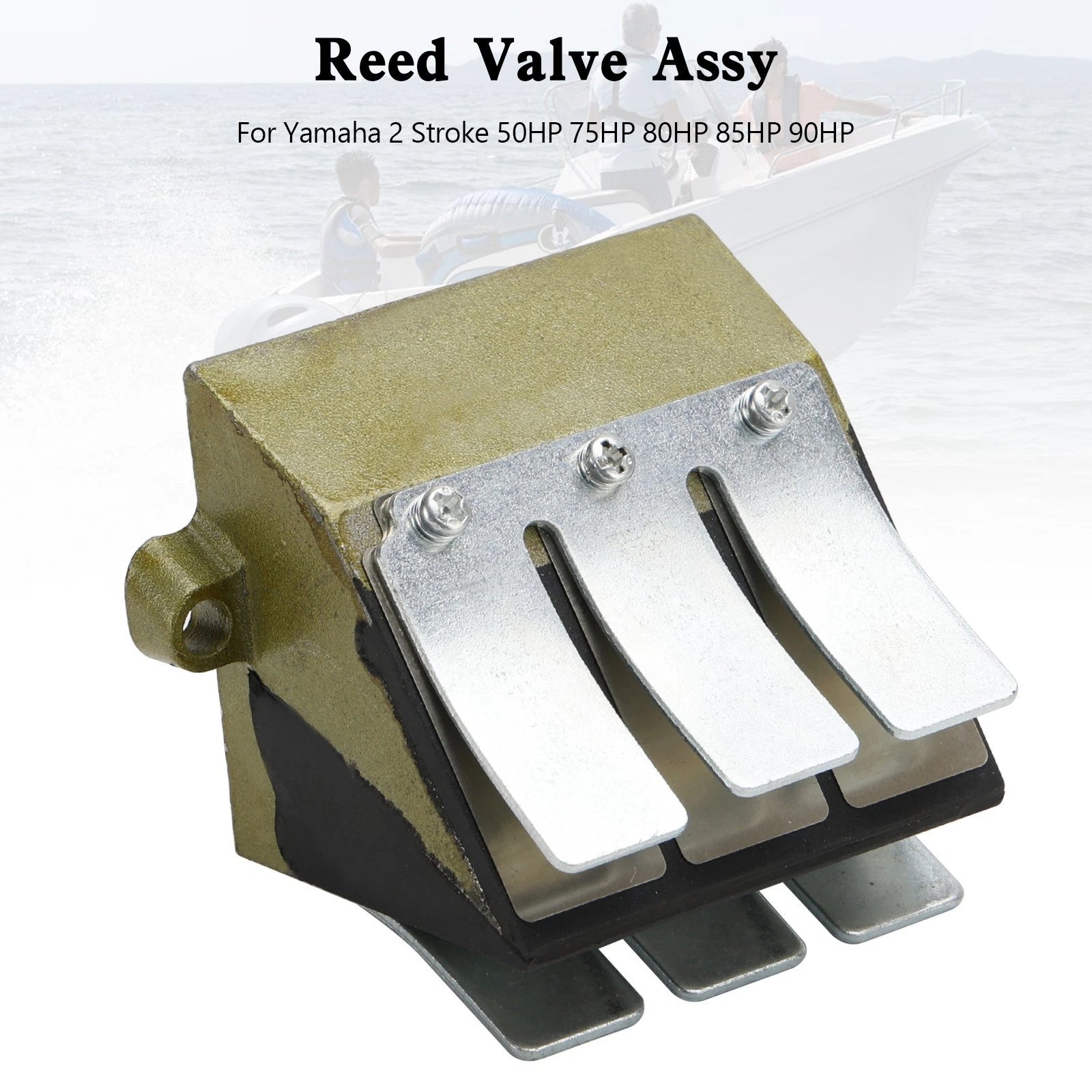 Reed Valve Assy 688-13610-00 for Yamaha 2-Stroke 50HP 75HP 80HP 85HP 90HP (1990–2023)