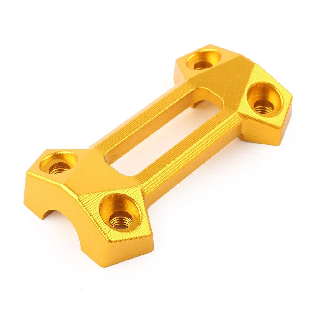 HandleBar Fat Bar Riser Mount Clamp Top Cover for Kawasaki Z900 (2017–2022) GOLD