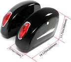 Saddlebag Side Box Set with Lights for Kawasaki Vulcan
