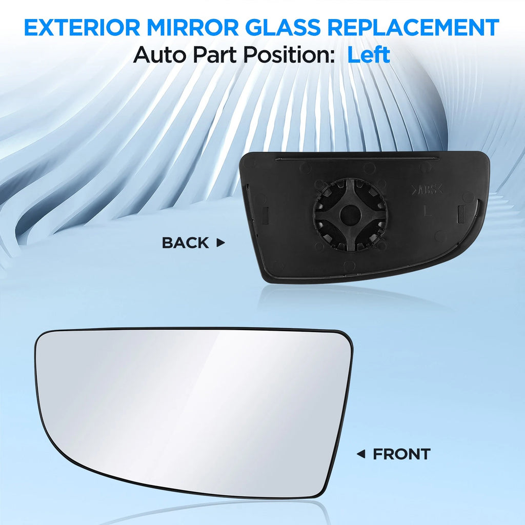 Lower Left Mirror Glass for Ford Transit 150 250 350 (2015-2022)