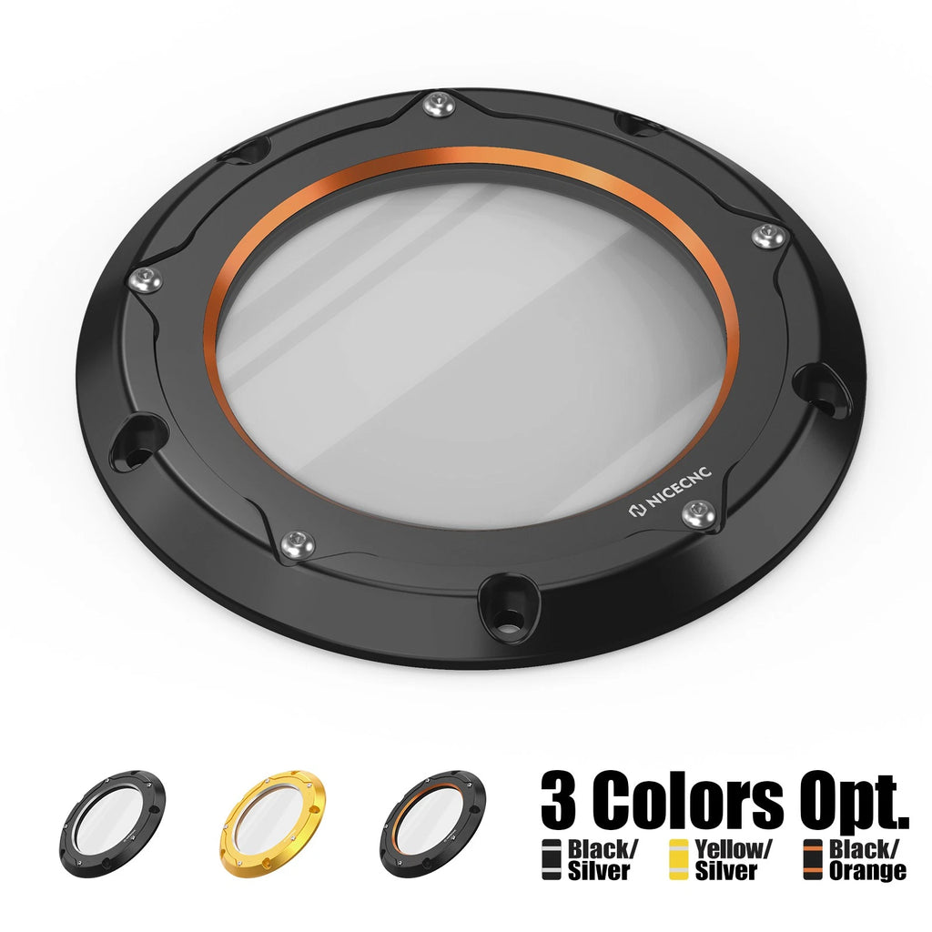 NICECNC Clear Clutch Cover Derby Cover for Harley Ultra Limited FLHTK (2016–2024)