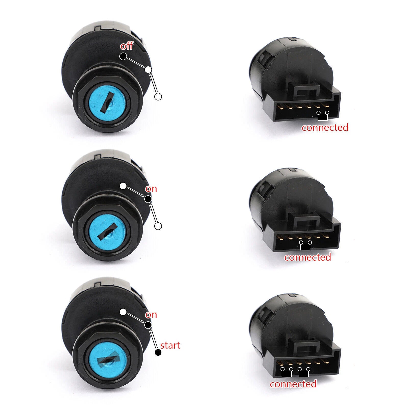 Ignition Key Switch for Polaris Sportsman 400 500 550 600 700 800 (2000–2014) T9