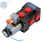 6 Port Solenoid Hydraulic Flow Control Valve for Various Models (12V DC)