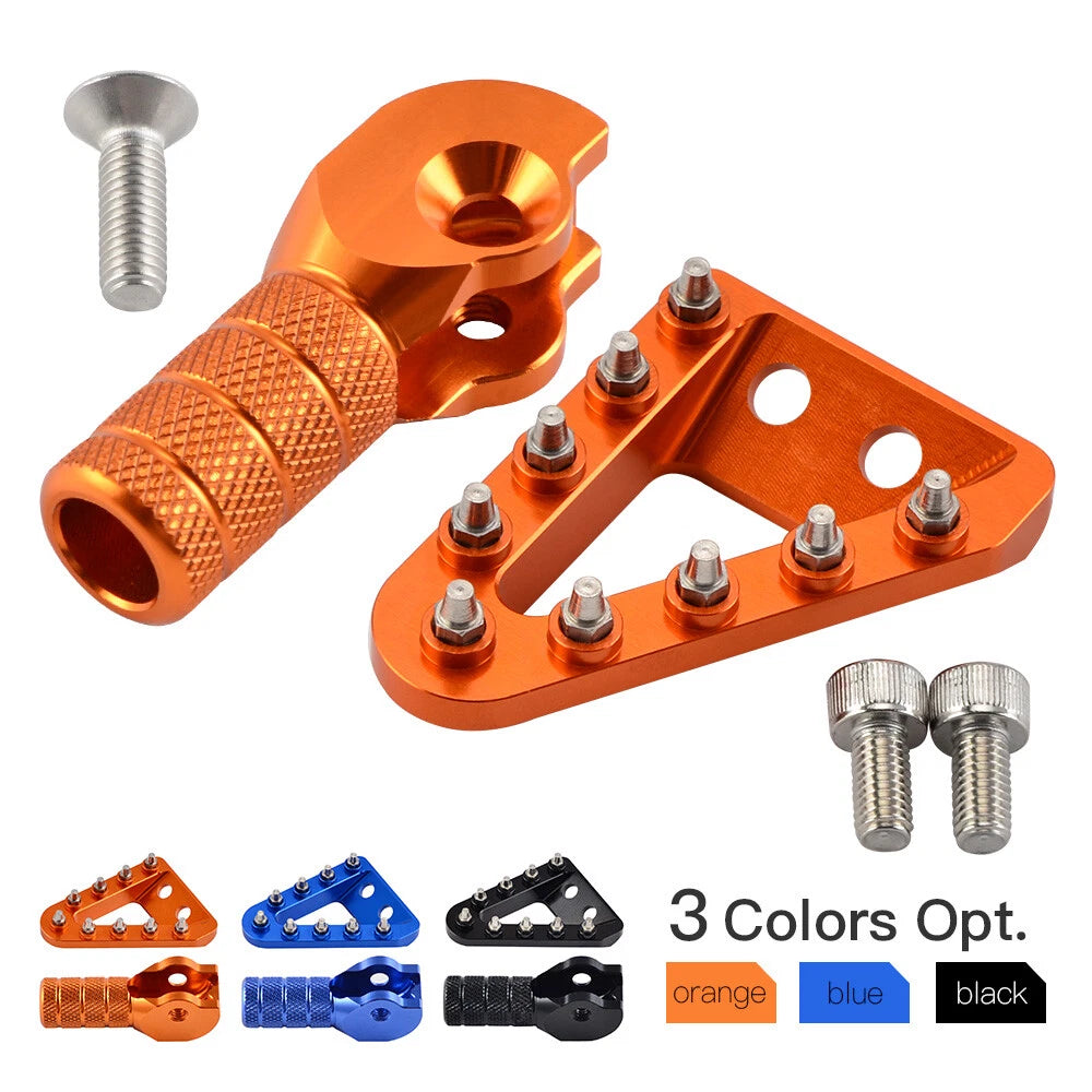 Brake Pedal Plate + Shift Lever Tip for KTM 125-500 SX SXF XC XCF XCW EXC-F (2022)