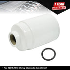 Fuel Filter with Seals for Chevy Silverado 2500 HD 2004–2016 6.6L Diesel