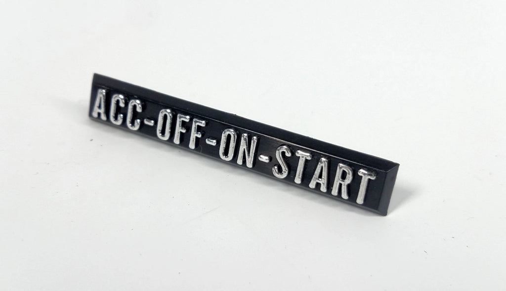Ignition Plate Emblem for Chevrolet C10 C20 K20 (1969–1972)