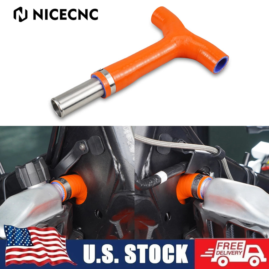 Frame T-Piece Radiator Hose for KTM 125 250 350 450 XC/XCF/SX/SXF (2023–2024)