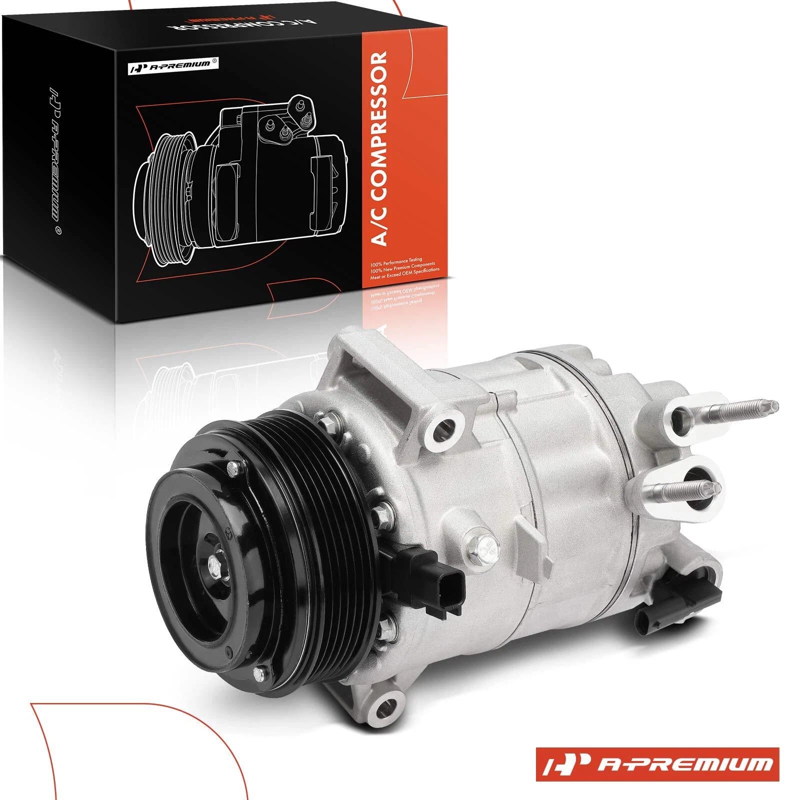A/C Compressor with Clutch for Jeep Wrangler Cherokee (2018–2025)