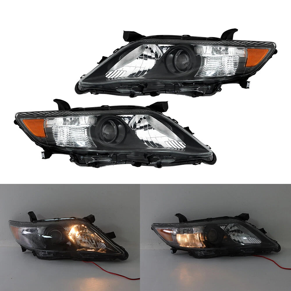Set of 2 Halogen Headlights and Fog Lights for Toyota Camry (2010–2011)