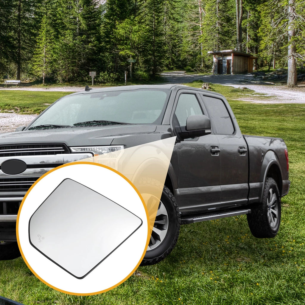 1 Pair Rear View Mirrors Glass for Ford F-150 (2015–2020) No.FL3Z17K707AH/FL3Z17K707D