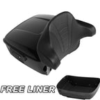 Backrest Pad for Harley Electra Street Road Glide (2014–2023) Black
