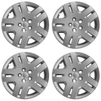 17' 5 Split Spoke Silver Bolt-On Wheel Cover Hubcaps for 2011-2014 Dodge Avenger