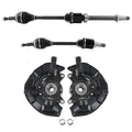 Front Steering Knuckles Wheel Hub Bearing CV Axles Kit for Toyota 698-425