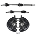 Front Steering Knuckles Wheel Hub Bearing CV Axles Kit for Toyota 698-425