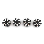 Set of 4 Aluminum Head Bolt Cover Caps for T120 Thruxton Scrambler (2016–2023)