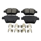 DuraGo Rear Rotors & Bosch QuietCast Brake Pads Kit for Beetle Golf Jetta