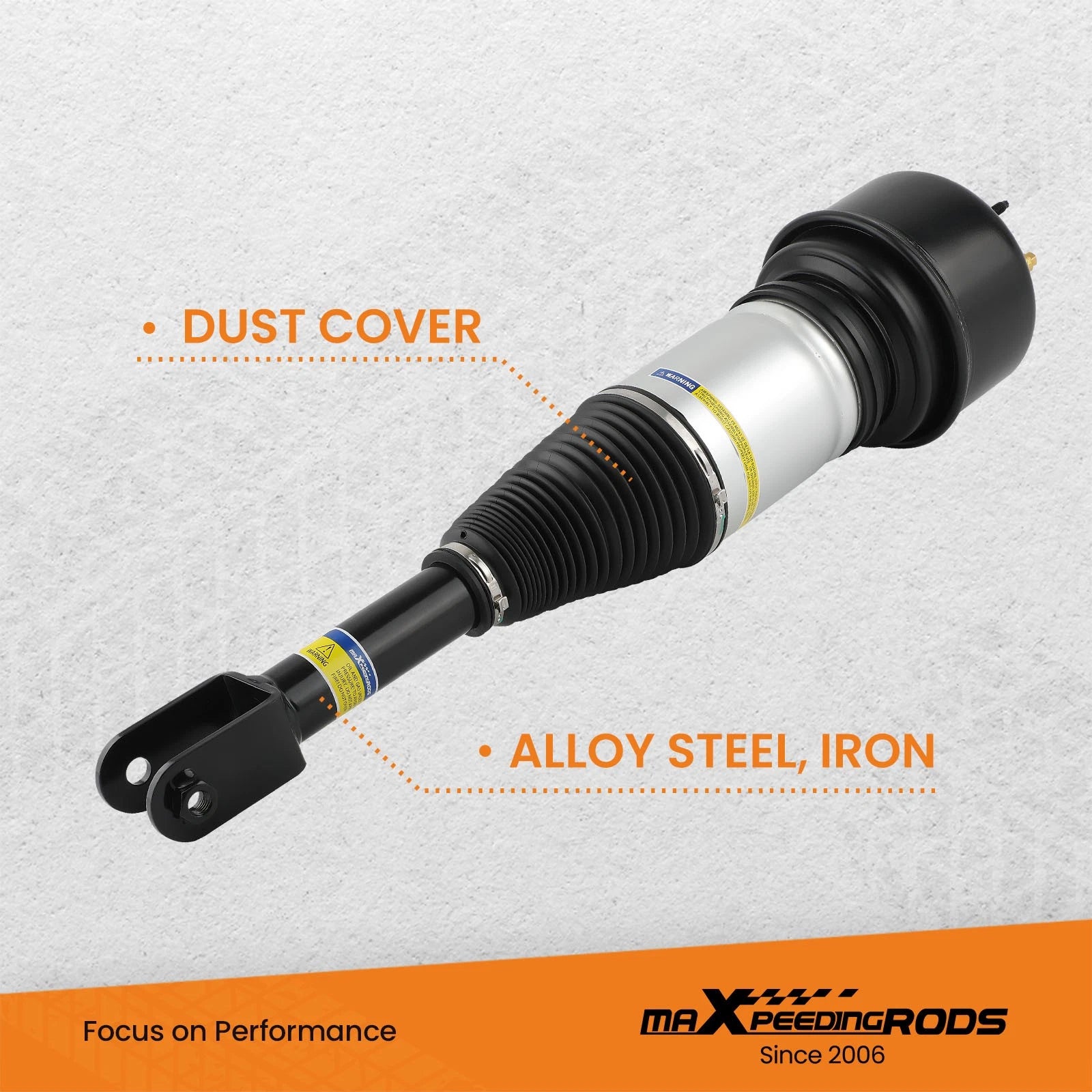 Front Air Strut Shock for Jaguar Super V8 Vanden Plas XJ8 XJR (2004–2009)