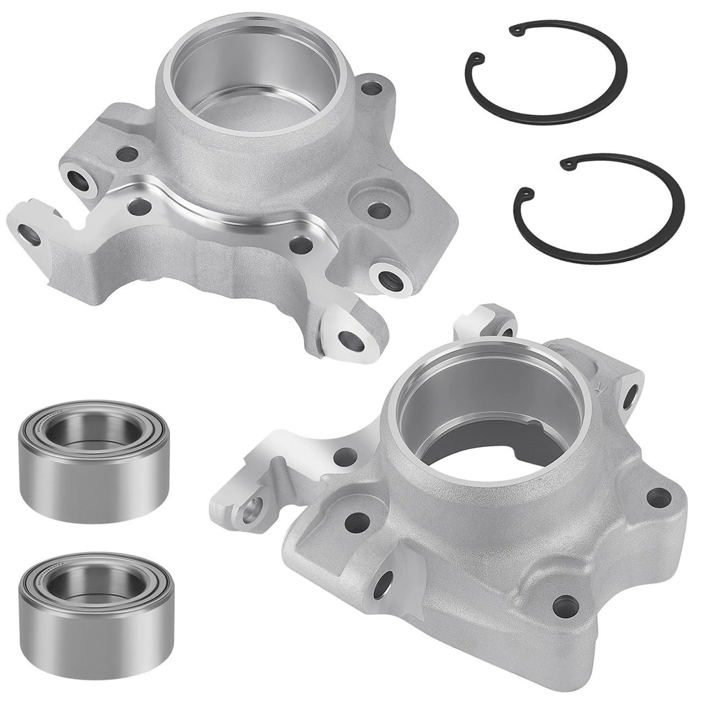 Set of 2 Wheel Bearing Carriers & Bearings for Polaris RZR XP Turbo (2017–2021)