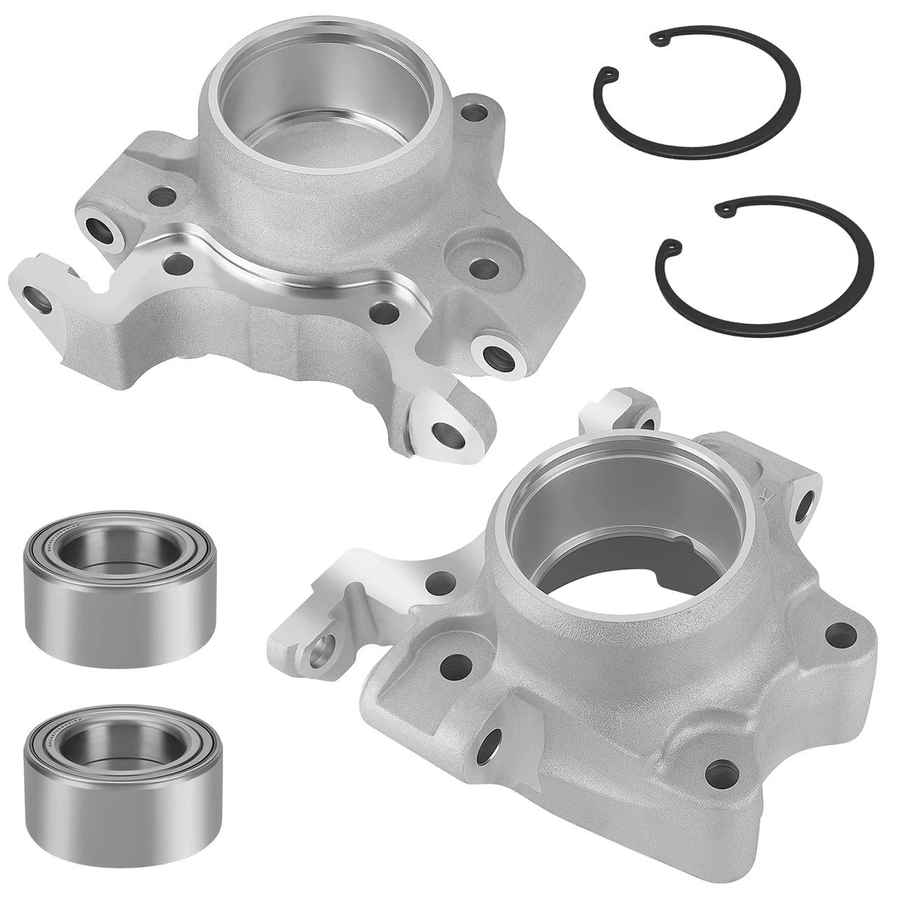 Set of 2 Wheel Bearing Carriers & Bearings for Polaris RZR XP Turbo (2017–2021)