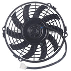 9" Electric Curved Radiator Cooling Fan Universal 700CFM with Thermostat