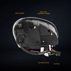 Power Adjust Heated Side Rear View Mirror for Ford Expedition (2011)